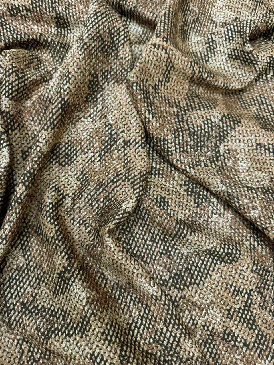 Aysel Luxe Marina Fabric - Abstract Camo Textured Print
