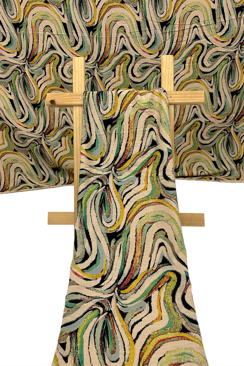 Print Imported Self Linen  2 Piece