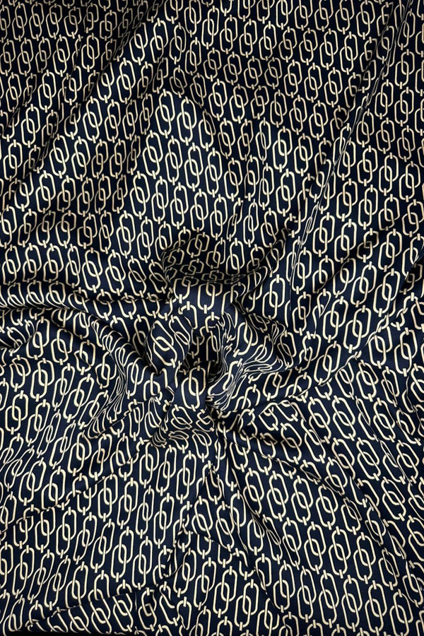 Premium Imported Marina Black Edition Print –Ladies Two Piece Suit