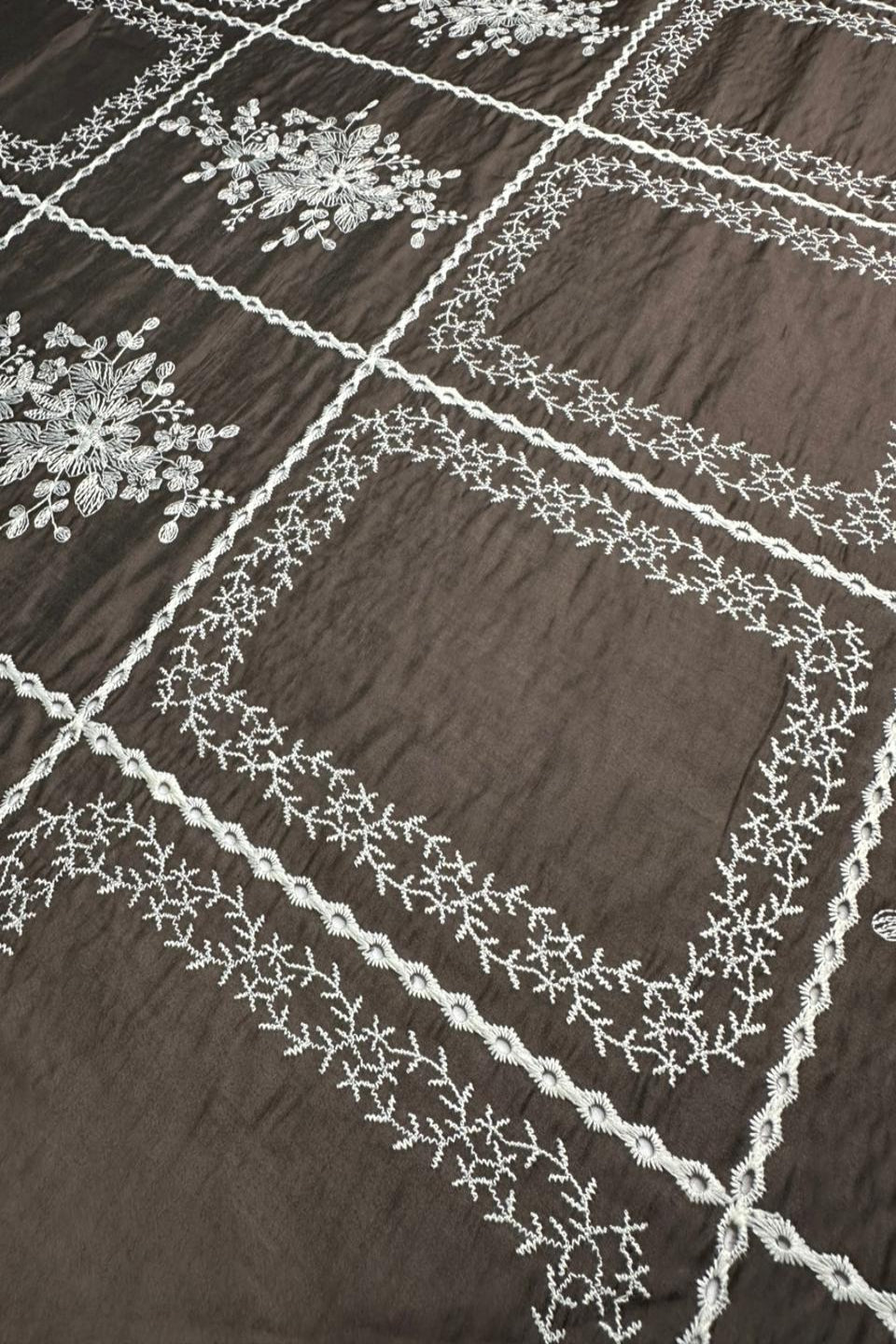 Imported Paper Silk Chikankari Shirt