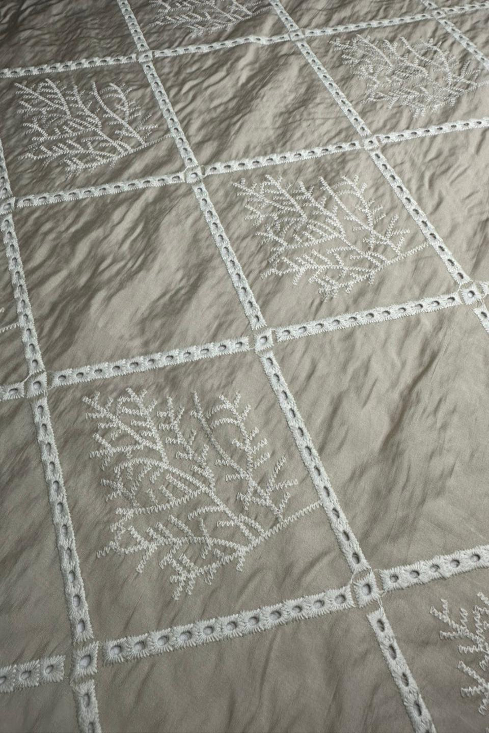 Imported Paper Silk Chikankari Shirt