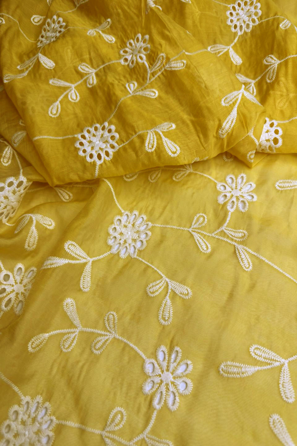 Imported Paper Silk Chikankari Shirt