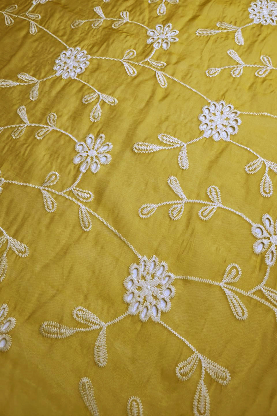 Imported Paper Silk Chikankari Shirt