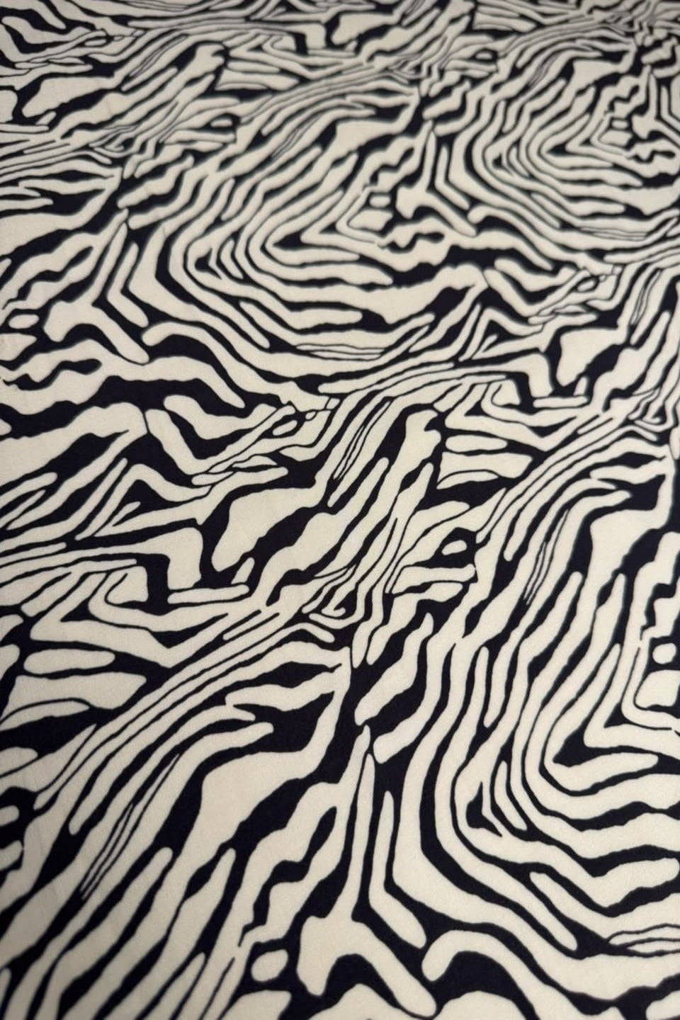 Premium Stone Linen Wild Zebra 2 Piece Unstitched Suit for Women