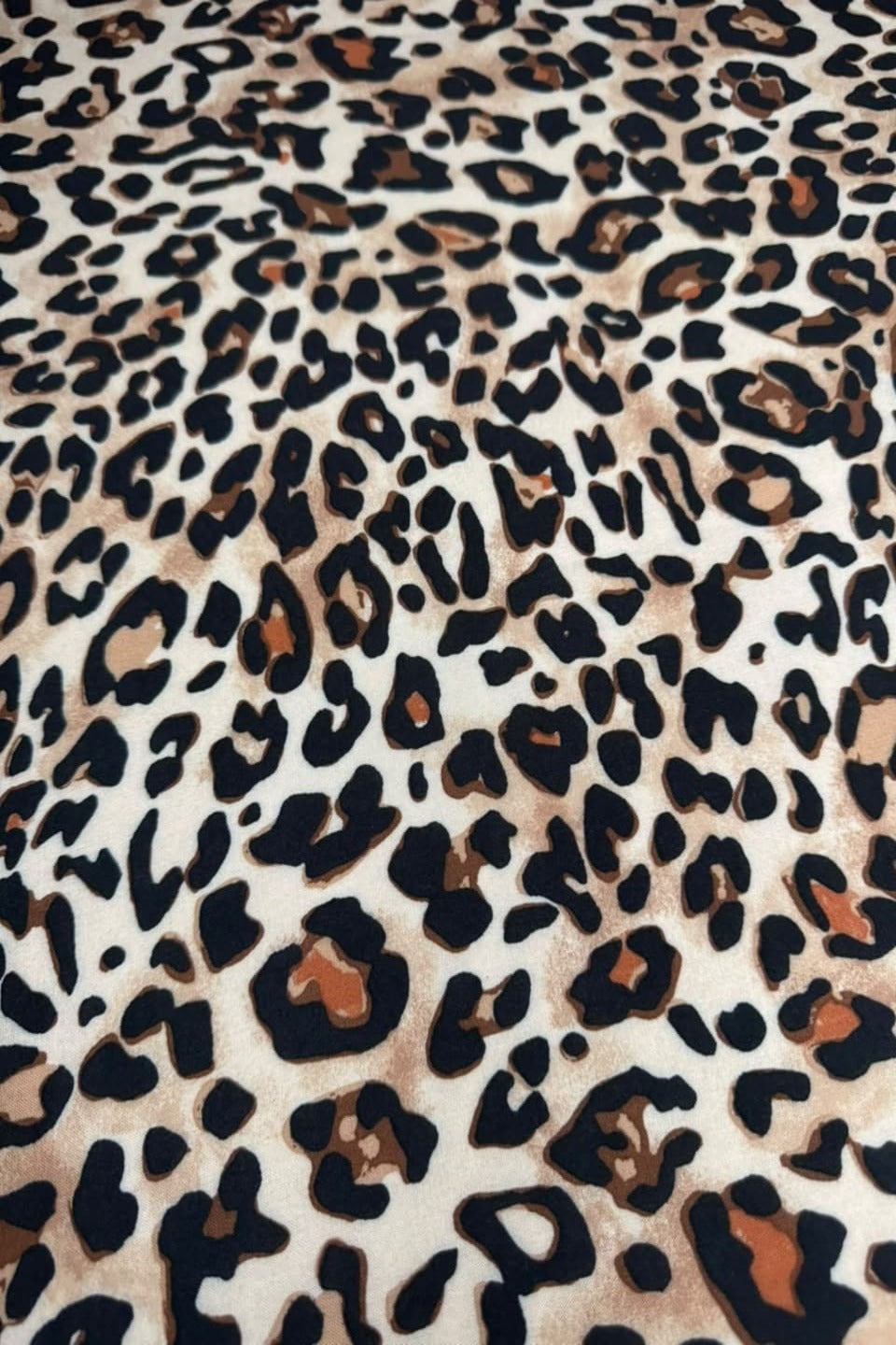 Premium Stone Linen Desert Leopard 2 Piece Unstitched Suit for Women