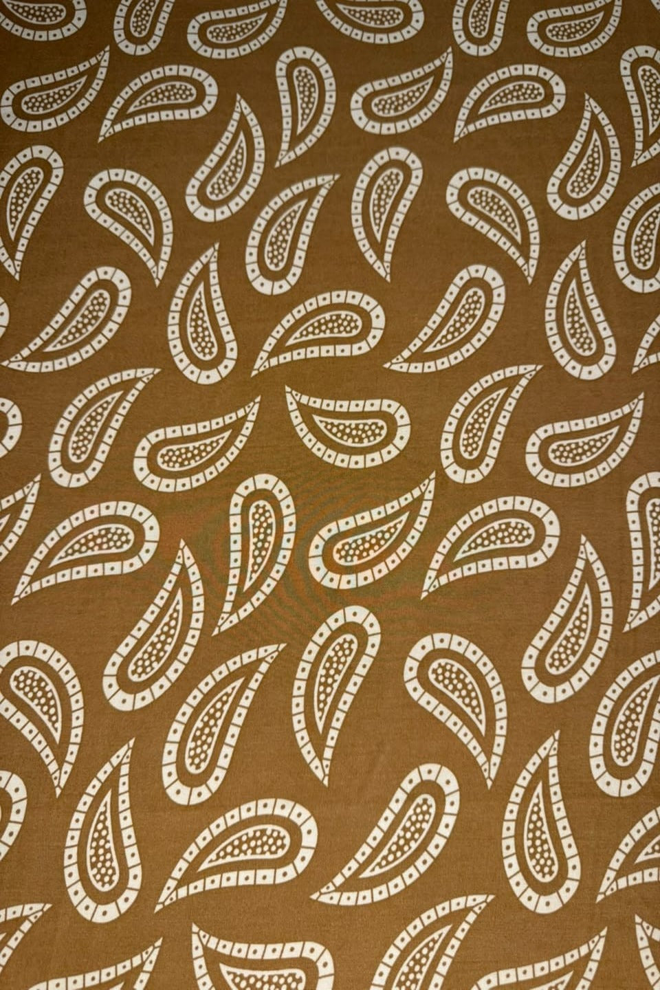 Premium Stone Linen Mustard Paisley 2 Piece Unstitched Suit for Women