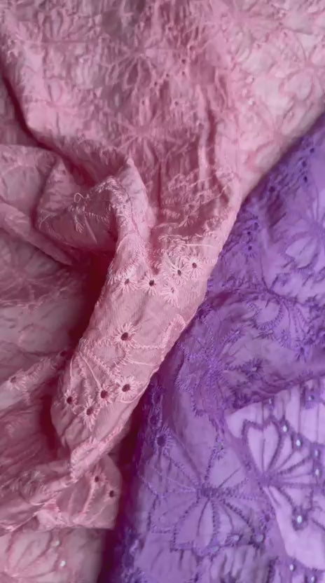 Luxury Paper Silk 2 Tone Chikankari Lawn SHIRT v18
